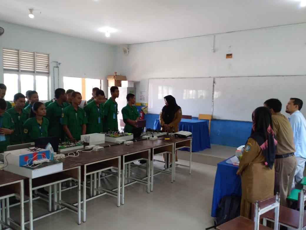 Gambar utama Pembukaan UKK Jurusan Teknik Elektronika Industri Angkatan I TA. 2018-2019