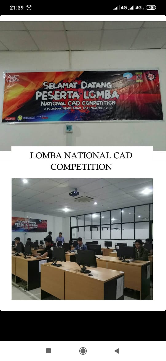 Gambar utama SMKN 5 Batam ikut berpartisipasi dalam Lomba Nasional CAD Competition