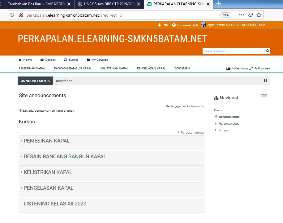 Gambar utama Prosedur Pembelajaran OnLine