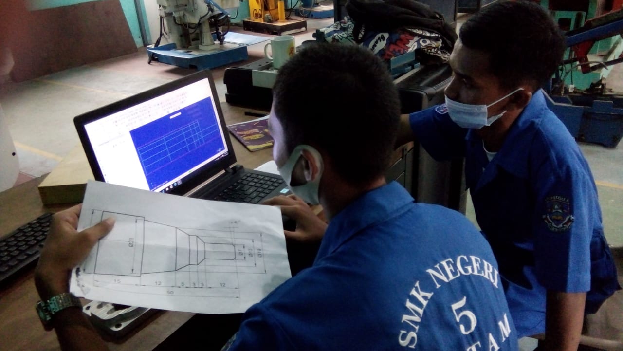 Gambar utama Pembuatan Program CNC dengan Mastercam