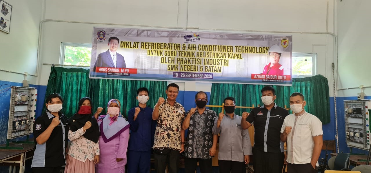 Gambar utama DIKLAT REFRIGERATOR & AIR CONDITIONER  TECHNOLOGY UNTUK GURU TEKNIK KELISTRIKAN KAPAL OLEH PRAKTISI INDUSTRI