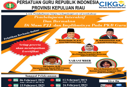Gambar utama Guru SMKN 5 Batam Mengikuti Workshop PGRI