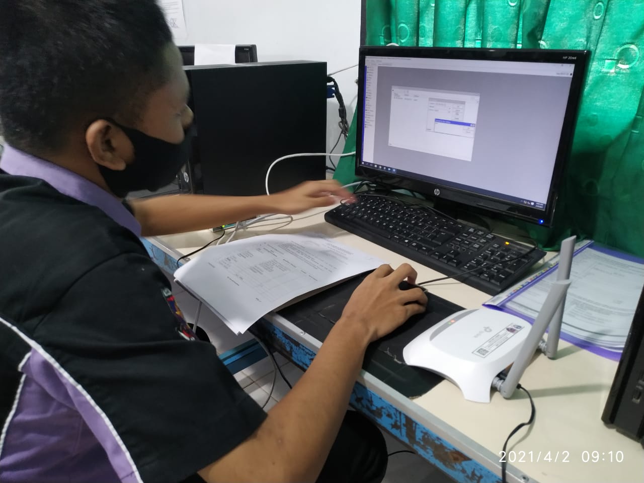 Gambar utama Pelaksanaan Pra UKK Jurusan TKJ SMKN 5 Batam