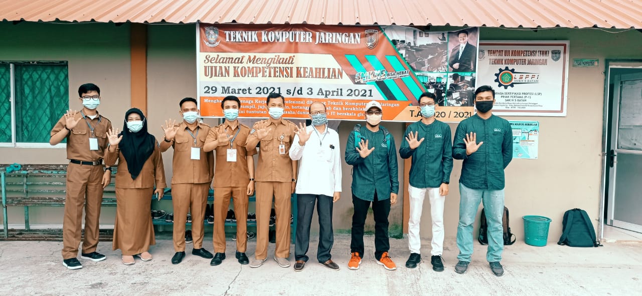 Gambar utama Pelaksanaan UKK Jurusan TKJ SMKN 5 Batam
