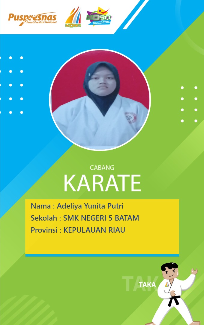 Gambar utama SMKN 5 Batam Mengikuti Ajang KOSN Cabang Karate Tahun 2021
