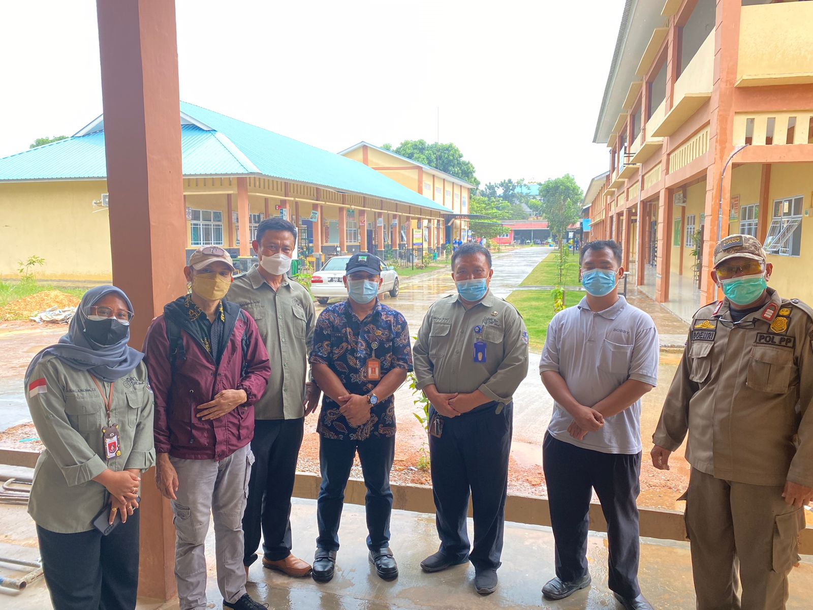 Gambar utama Kunjungan Satgas Covid-19 Kecamatan Sagulung  ke SMKN 5 Batam
