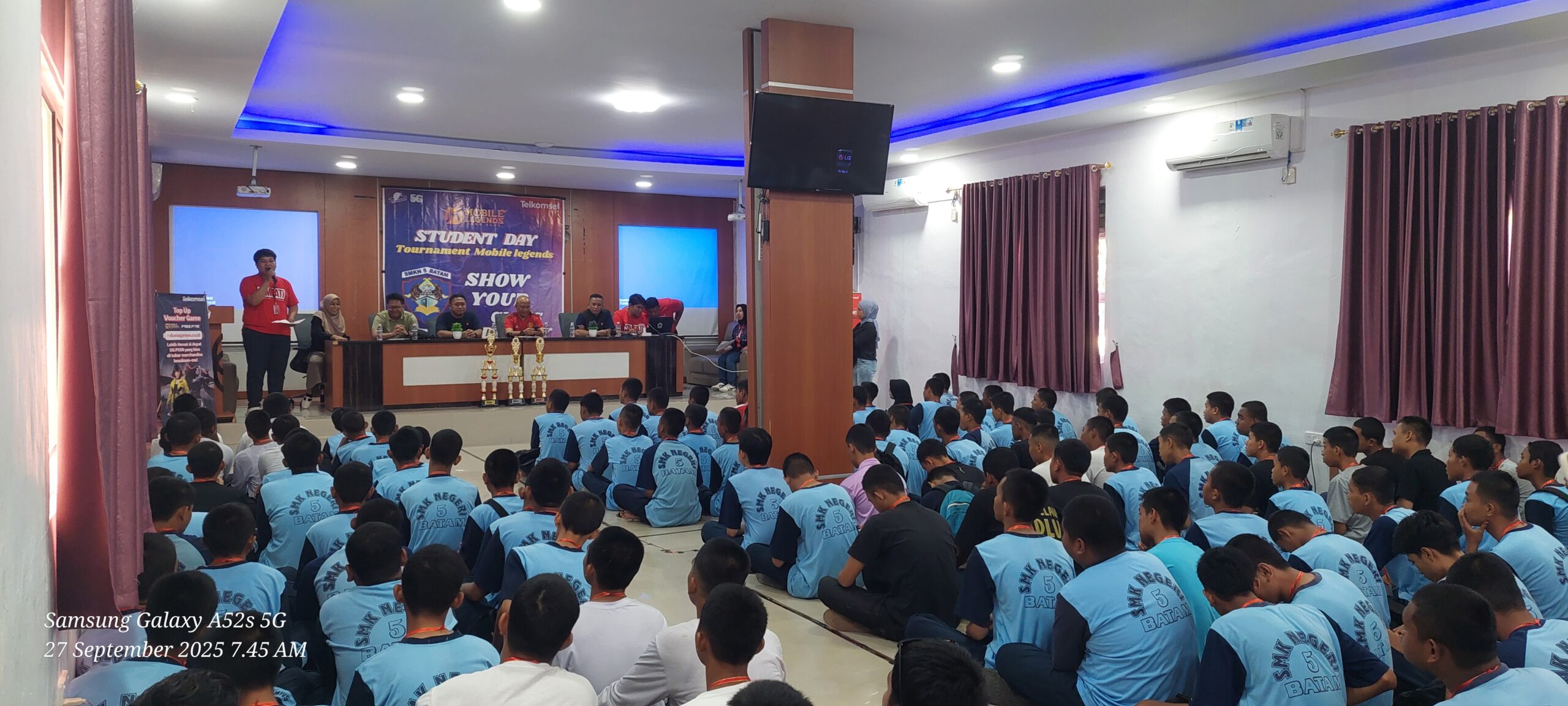 Gambar utama TELKOMSEL SPONSOR UTAMA TURNAMEN MOBILE LEGEND SMK NEGERI 5 BATAM